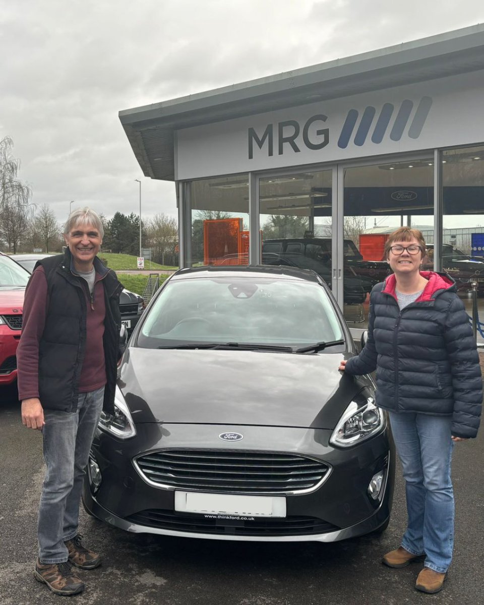 What a day for Martin &amp; Elizabeth, who recently collected this gorgeous #FordFiesta!

We hope you're enjoying your new car and thank you for choosing MRG #Chippenham