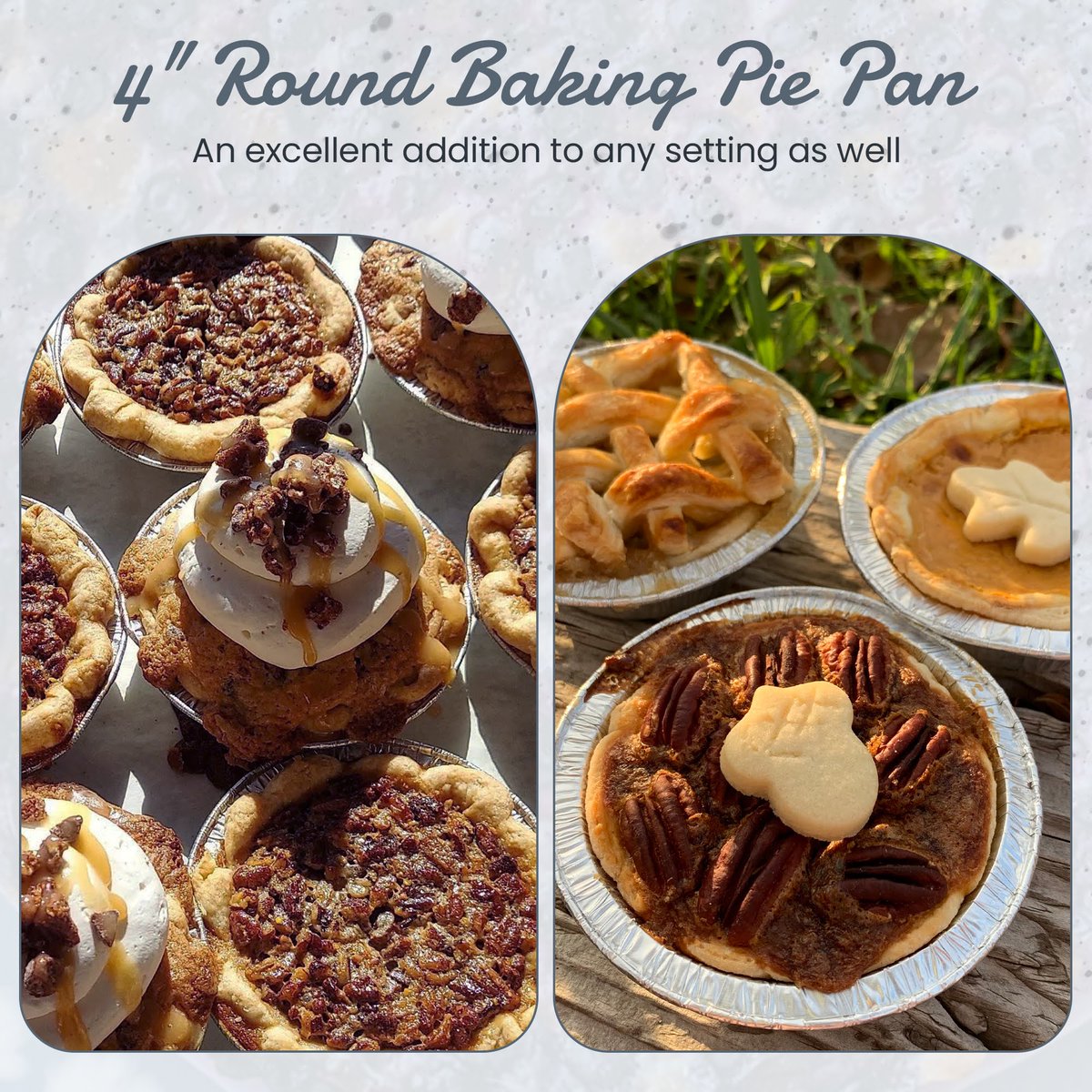 KitchenDance's tweet image. The secret to mouthwatering mini pies: our 4-inch round baking pan.

#bakingmagic #homebaking
