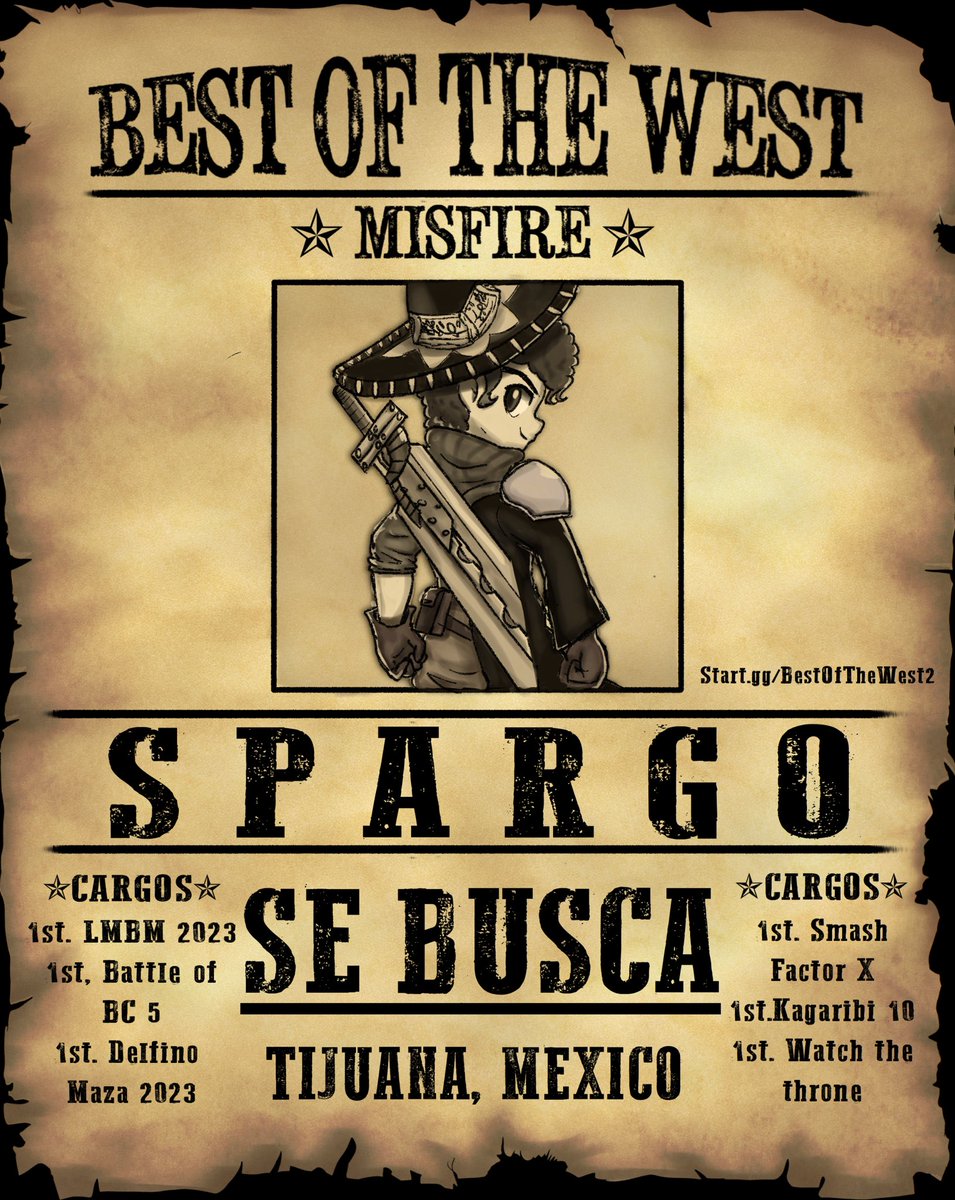 BotW_Tournament's tweet image. ¡Desde Tijuana, el heredero al trono ha aterrizado en Nogales!🔥⚔️

𝑺𝑬 𝑩𝑼𝑺𝑪𝑨: Sparg0 (@Sparg0ssb), el mejor jugador del mundo.

El héroe de México esta en busca de un nuevo desafío. ¿Lo encontrara aquí? ¿O se llevara otro trofeo a casa? 🏆

Link de registro abajo 🫡