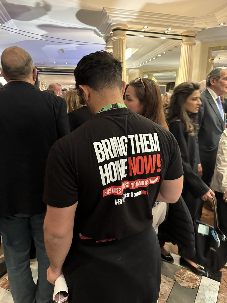 Very moving and emotional: Conversations with former Israeli hostages and relatives of hostages still in the hands of Hamas at the <a href="/MunSecConf/">Munich Security Conference</a> #MSC2024. Save the hostages and #BringThemAllHomeNow <a href="/IsraelinGermany/">Botschaft Israel</a>