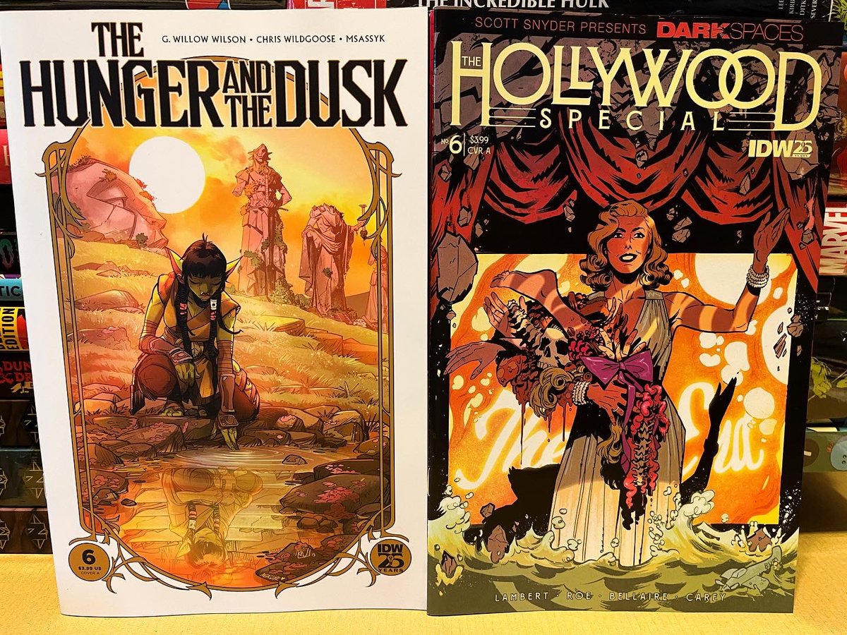 #ourbonesdust #killyourdarlings #creepshow #thecabinet #idw #idwcomics #thehungerandthedusk #thehollywoodspecial #newcomics #comics #newcomicbookday