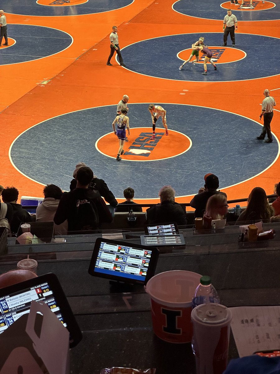 Maddox Garbis finishes 4th at state in wrestling at 113.  Great job Maddox!