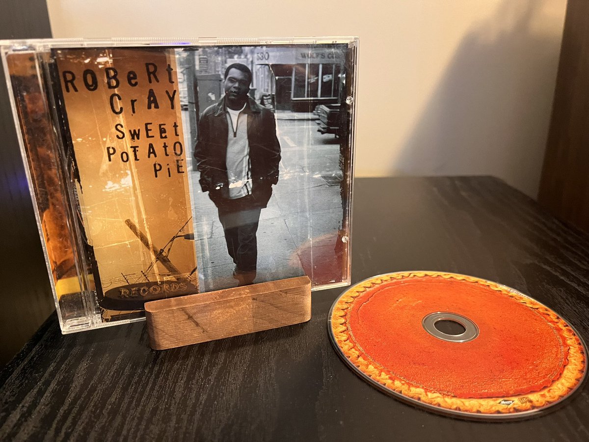 Spurrell75's tweet photo. #nowspinning

@RobertCrayBand 
Sweet Potato Pie
1997

Yet another Cray album that’s great from start to finish. No skips necessary. 

#cdcollection #cd #cdtime #NowPlaying  #bluesmusic #blues #bluesrock #90smusic https://t.co/SvgnXfUgfj