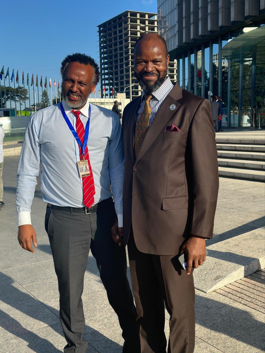 Kibrom was my Chief of Protocol during my days as IFRC Permanent Observer and Representative to AU & ECA. It was an emotional reunion at the AU in the margins of the AU Heads of States Summit. He is still committed to @ifrc and working closely with @AshaMohammed @IfrcAu