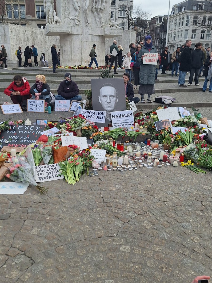 Today demonstration on Dam Square in Amsterdam 🕯