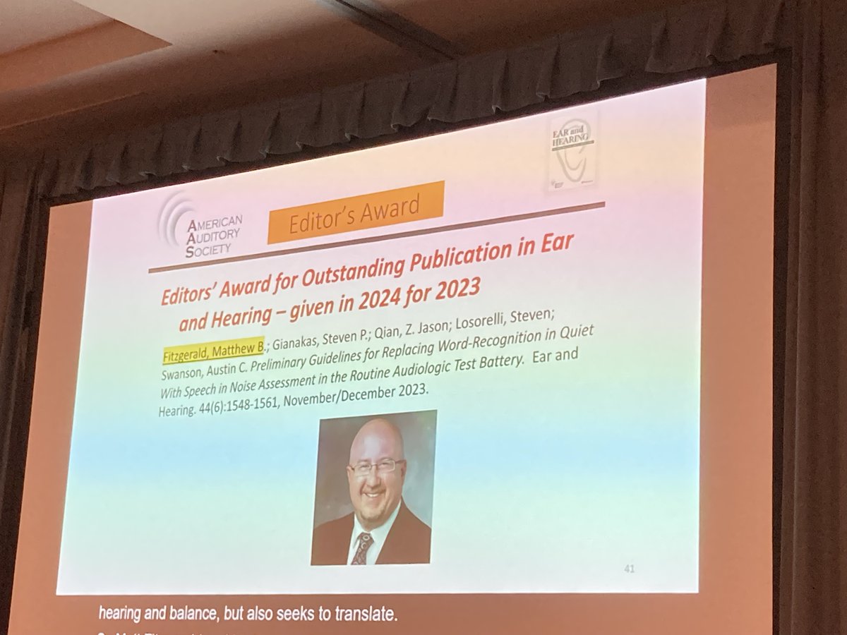 American Auditory Society tweet media