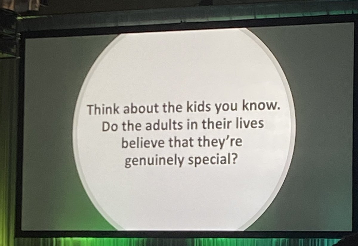 .@greggbehr closing keynote speaker asks a powerful question for us to reflect on as we wrap up an incredible @AASAHQ conference! 

As a superintendent, how can I build a district wide culture that genuinely recognizes each child? 

#NCE2024