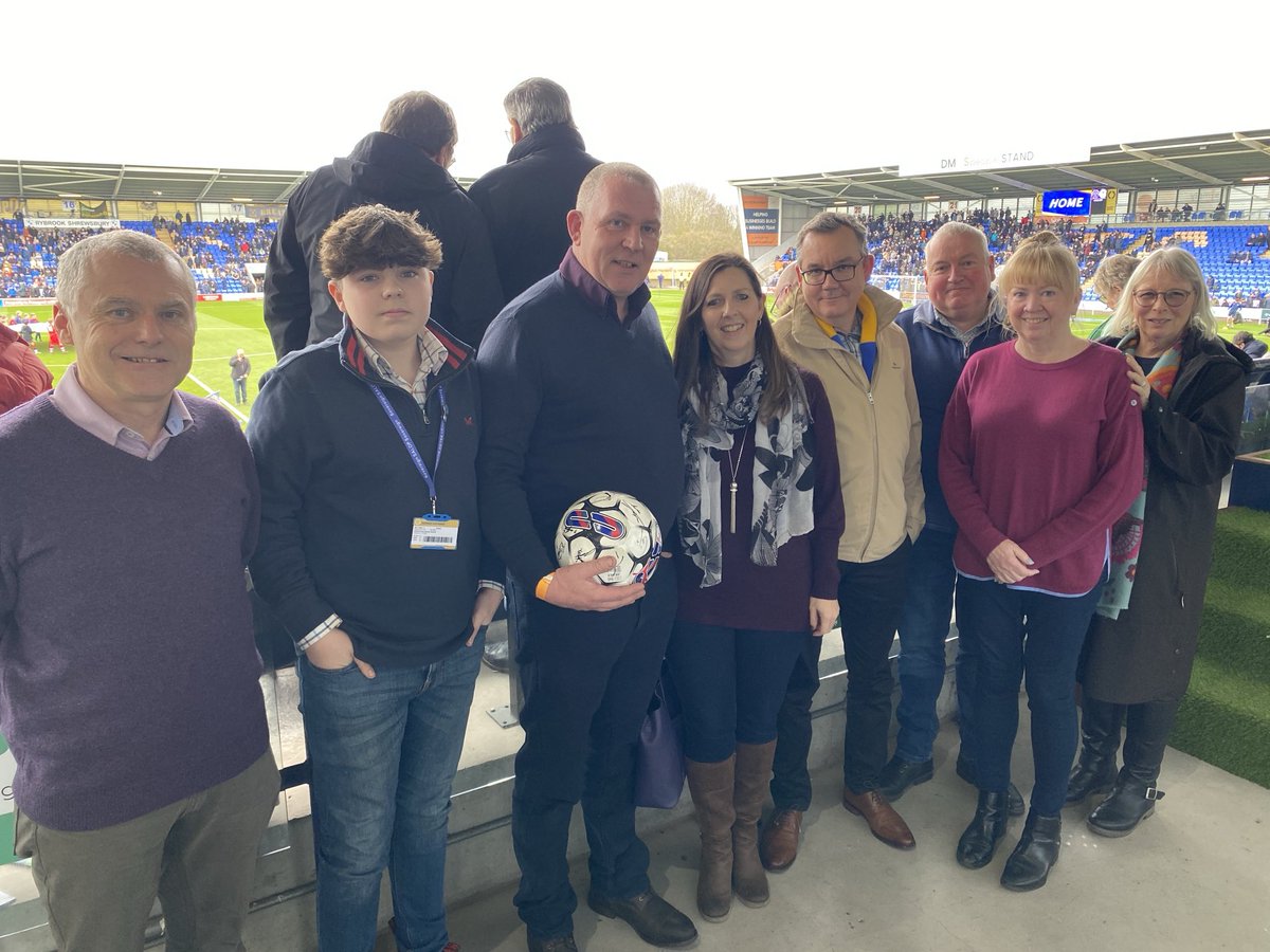 Shrews Commercial (@stfccommercial) on Twitter photo Today’s match ball sponsors are <a href="/SherrattBuilder/">Sherratt Builders</a>
Everyone at <a href="/shrewsburytown/">Shrewsbury Town FC</a> appreciate your continued support Richard and Julie , hope you all have a great day ! #Salop Today’s match ball sponsors are <a href="/SherrattBuilder/">Sherratt Builders</a>
Everyone at <a href="/shrewsburytown/">Shrewsbury Town FC</a> appreciate your continued support Richard and Julie , hope you all have a great day ! #Salop
