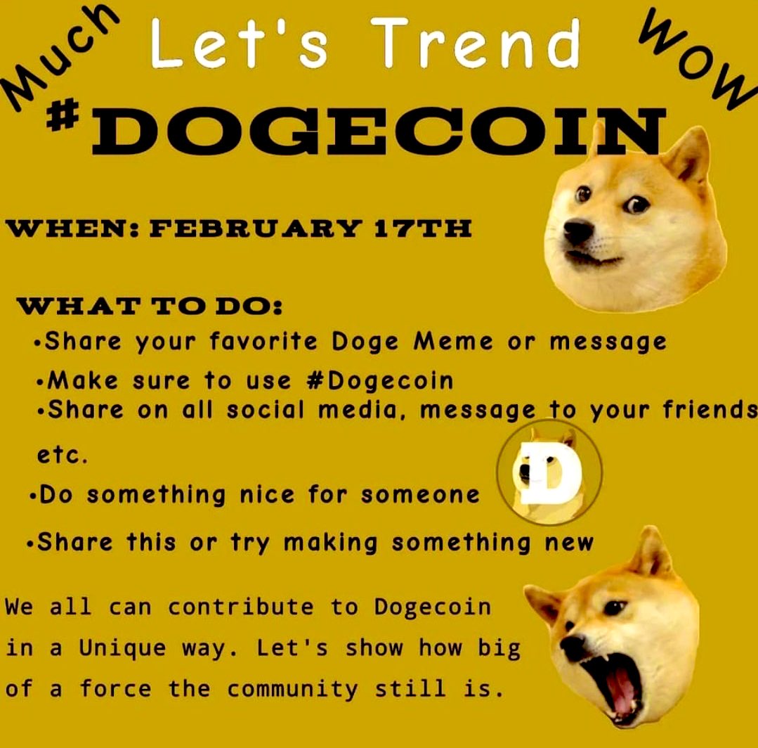 TeslaModelDoge's tweet photo. $DOGE is taking over 𝕏 today!! 😎

Let’s keep #Dogecoin trending all day 🐕 https://t.co/FfLtCT4X67