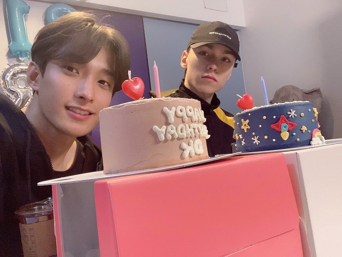 wonubliss's tweet photo. Happiest Birthday to our 218 bros, DK and Vernon! 🍰🎉🤍

#EternalSunshineDKDay
#VERNOnFireDay @pledis_17 https://t.co/4eKARc4Etp