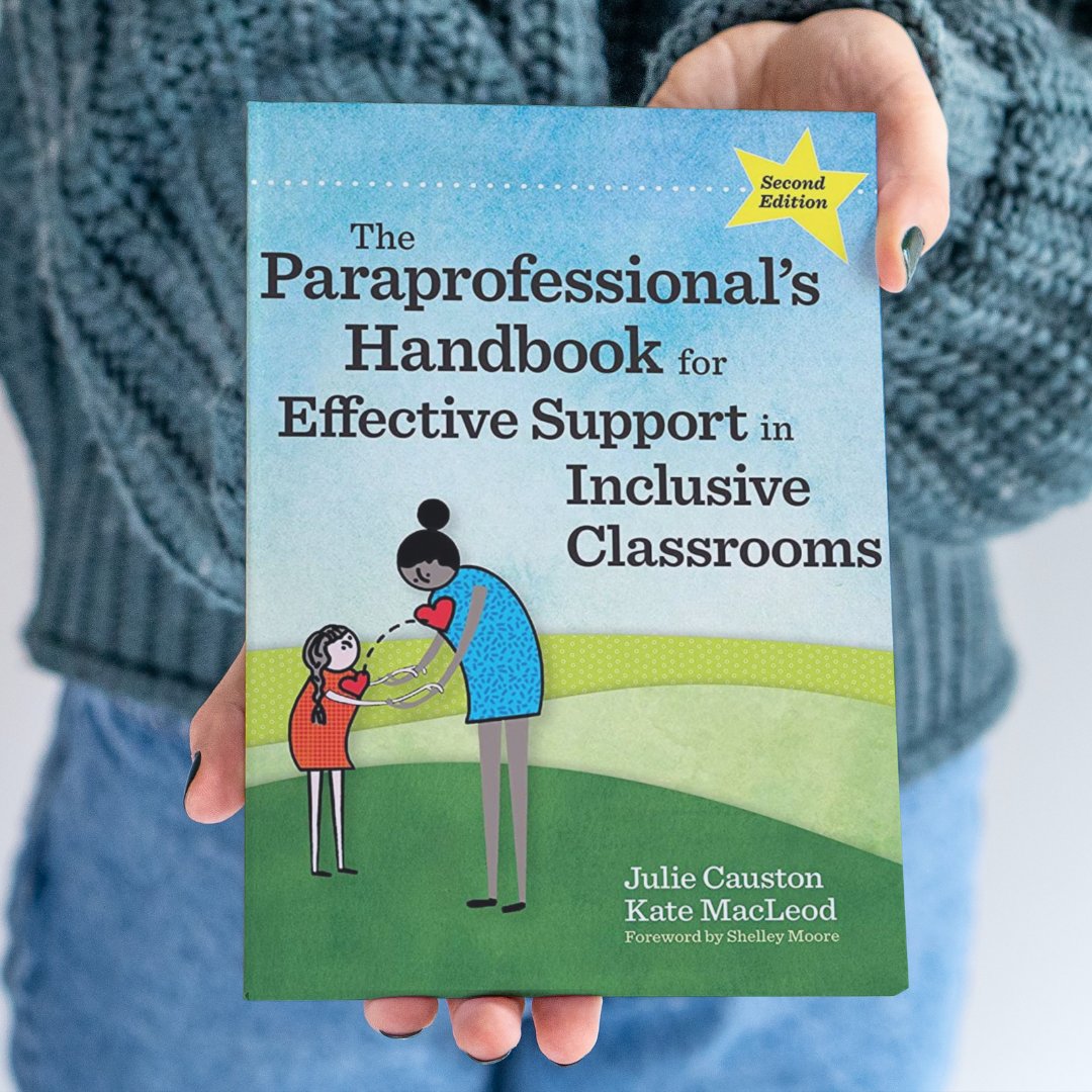 Must-have resource for paraprofessionals in inclusive classrooms – "The Paraprofessional's Handbook for Effective Support in Inclusive Classrooms".

🌟Get the book today to help your paraprofessionals feel prepared and inspired to support every student : i.mtr.cool/hxavljkufd