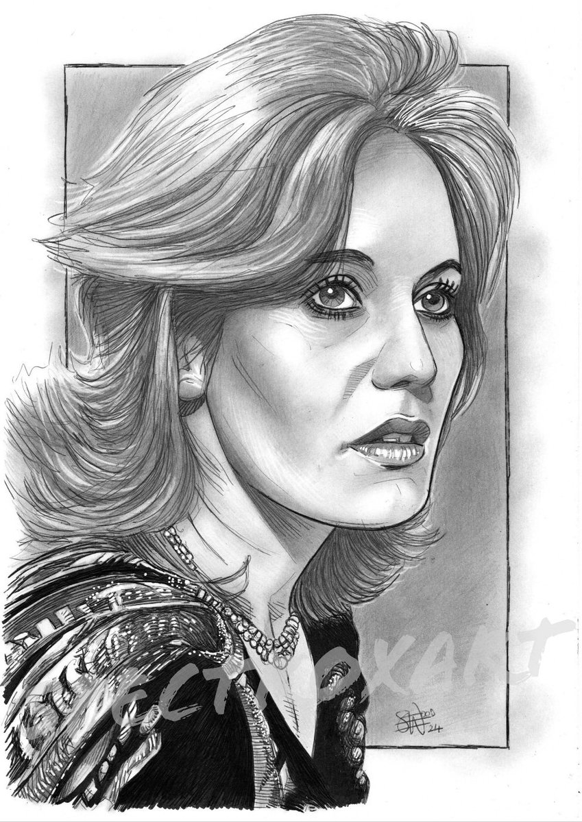 'That's one way to become a hunted man: trust the powerful.” Sally Knyvette as Jenna Stannis (Blake's 7). 

#Blakes7 #BlakesSeven #sallyknyvette  #jennastannis #80sscifi #BBCSciFi #penandink #artcommission 

A4 Ink & Pencil.

ebay.co.uk/usr/spectroxart
spectroxart.etsy.com