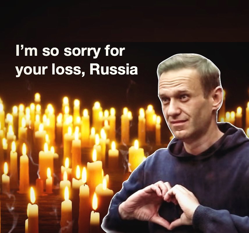 #NavalnyDead Russias loss. 💔