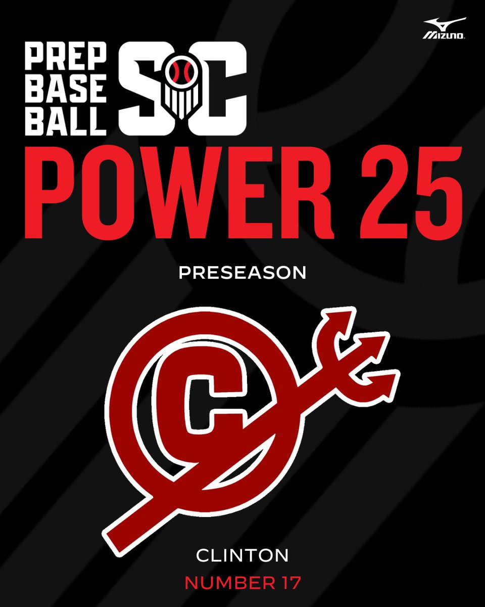 PrepBaseball_SC's tweet photo. #SCPower25
17: @ClintonBSBL
16: @WarEagleBASE
15: @FoxCreek_Sports
14: @LEDemon_Basebal https://t.co/wGJJoS7YOU