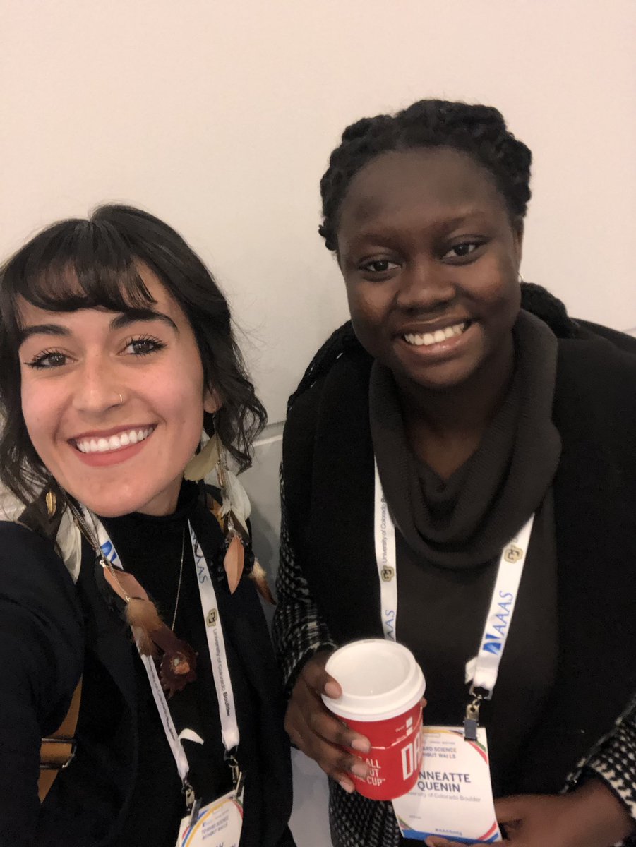 One of the perks of #AAASmtg is the wide array of topics and disciplines represented. So great to be able to be create community (and of course, enjoy coffee) here with colleagues whose research interests span across the board! #AAAS2024 @LydiaRader @LynneatteQuenin