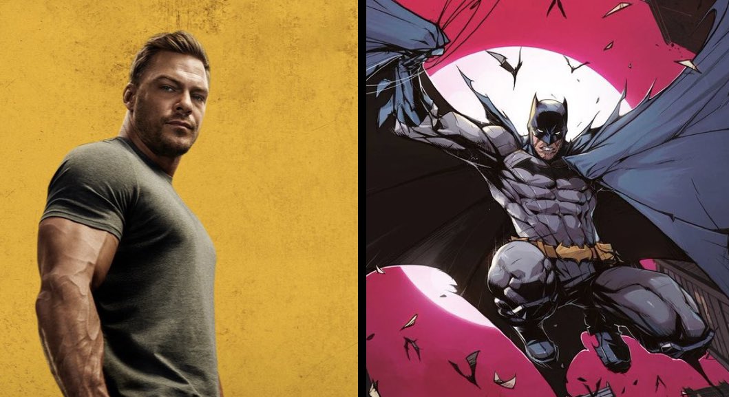 lepatchmedia's tweet photo. DCU : Alan Ritchson dit qu'il adorerait jouer Batman.

"Le fait que les gens s'intéressent à ce que je joue Batman est un véritable honneur et un véritable privilège." https://t.co/7FdzvCWf4T