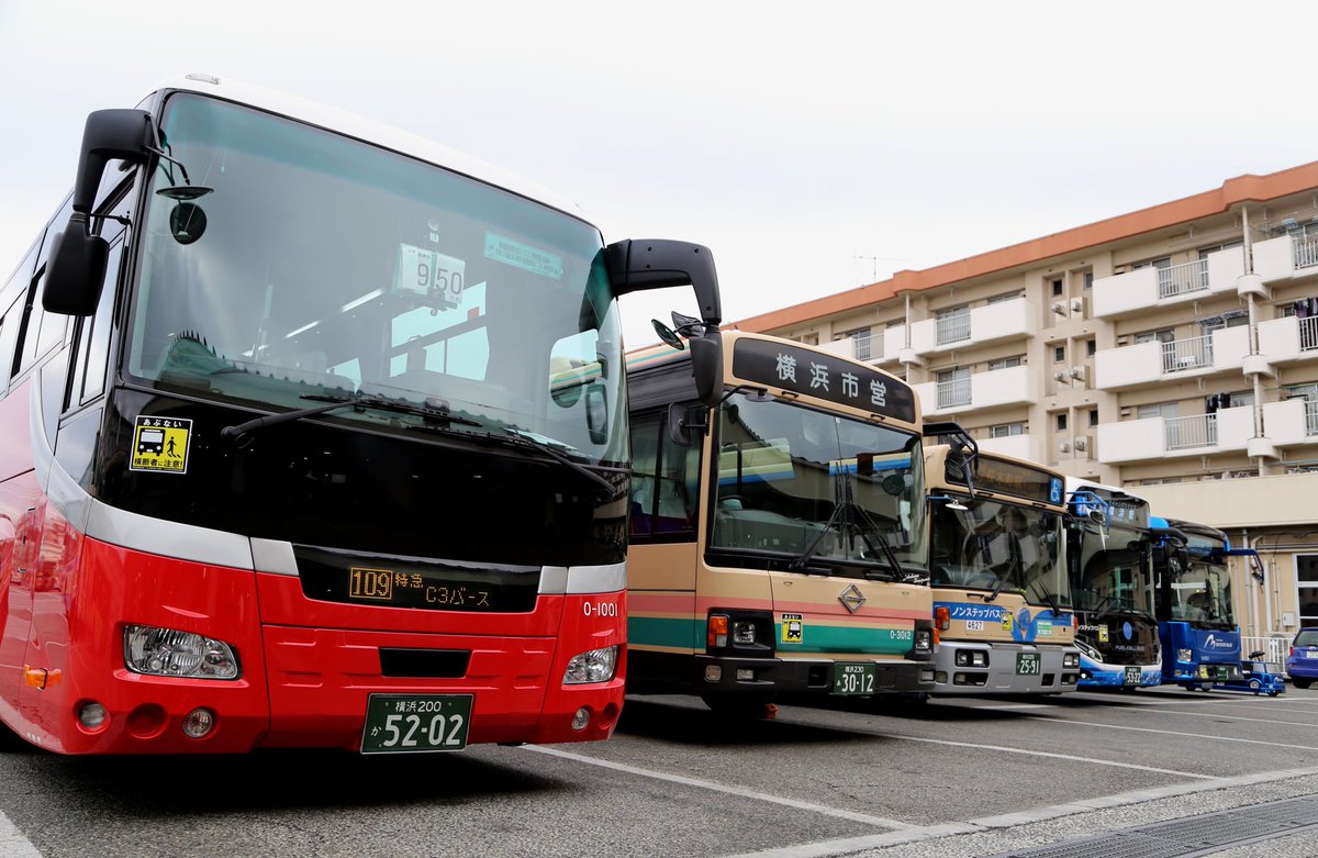 2024/2/17 横浜市営バス 4-3773 PB-HR7JHAE（本牧）他 横浜市交通局