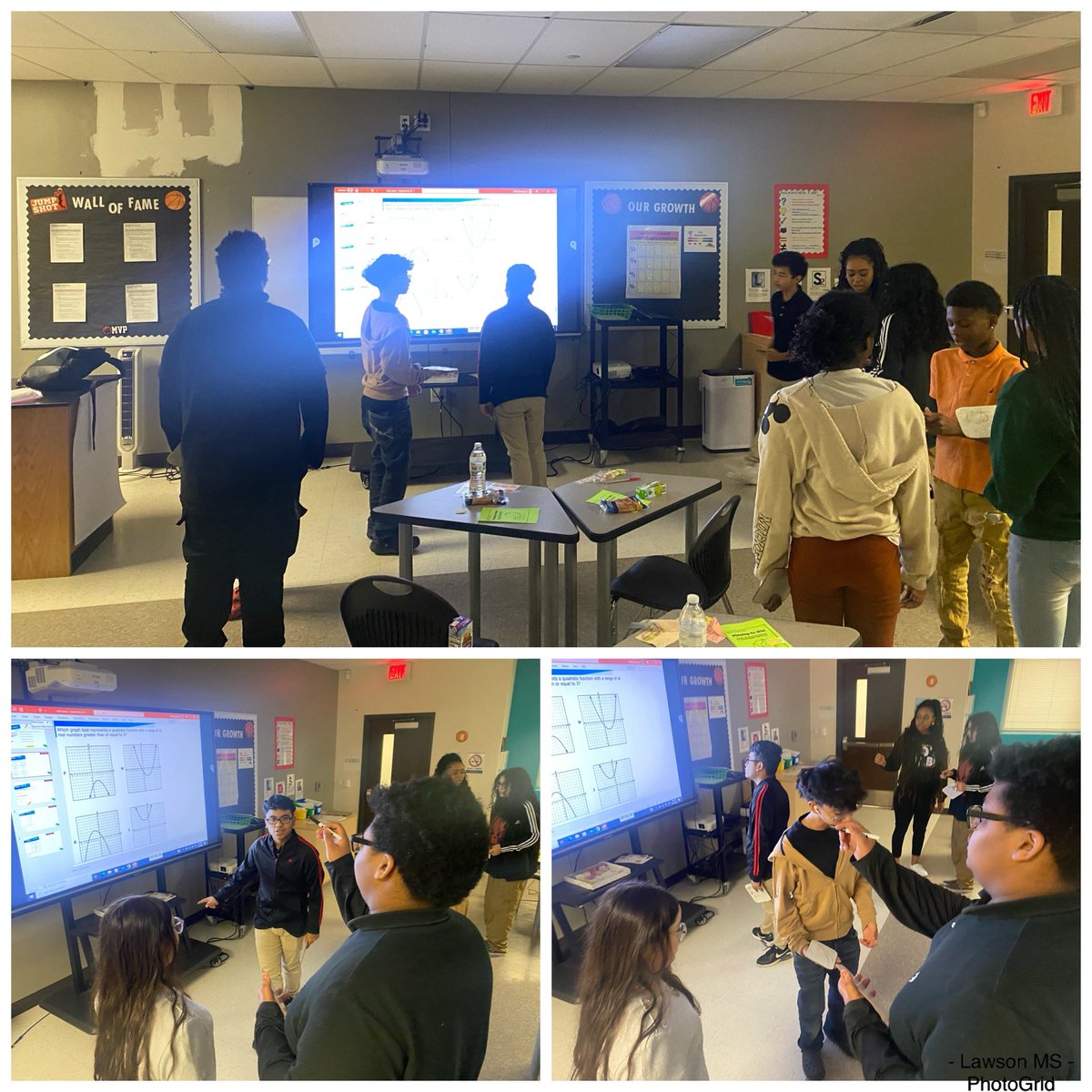 LawsonTexans's tweet photo. Mrs. Amerthil already has her scholars out their seats discussing quadratic formulas on this Saturday morning! #SaturdayTutorials #PlayingToWin🏀⛹🏽‍♀️⛹🏾🏀 @KoriWeathers @CoachKDunn https://t.co/bzyneMLMZX