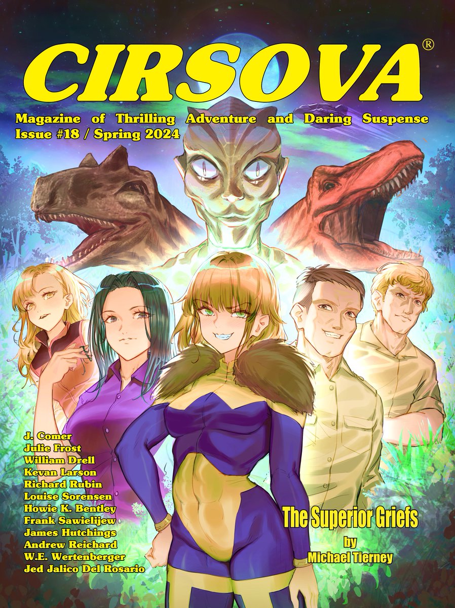 Against our better judgement, we've kept the price of Cirsova Magazine $14.99 this year despite each issue now being ~180 pages! Sign up for our mailing list to get Lulu links to buy early before it goes up on Amazon! We'll be sending them out next week.