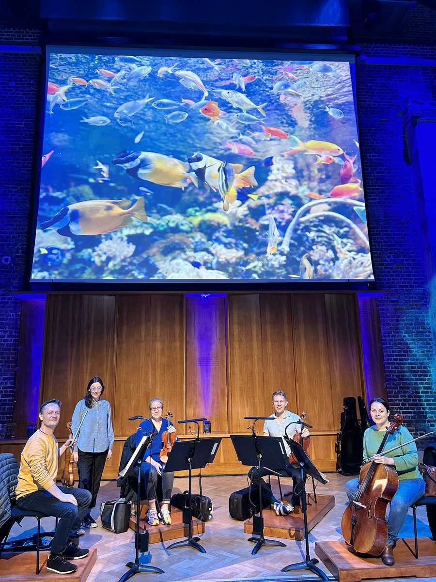 Last weekend in our Musical Storytelling concerts, Lucy Drever & an LSO string quartet led us on a magical journey under the sea. With enchanting melodies from Borodin, Haydn and more, it was an immersive experience for all ages! Thanks to Bright Start and all who joined us. 🐠