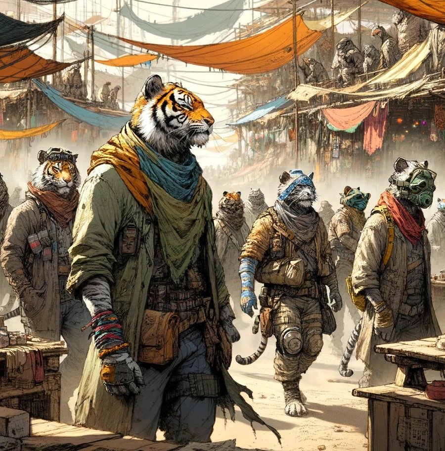 Chrome_Citadel's tweet photo. "I've heard there are some talented blacksmiths in this part of the outer city." https://t.co/R9C7zjCi3W