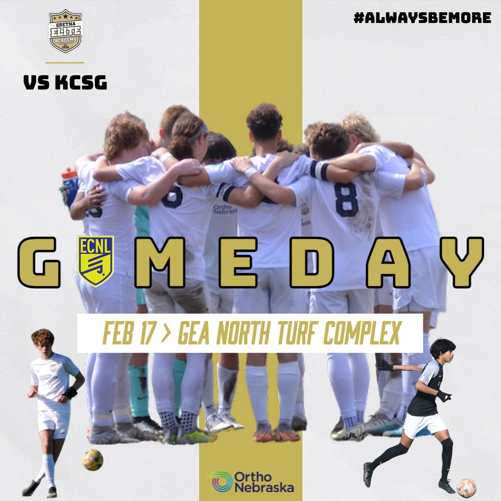 BIG day in the 402 📍

Final U15-19 <a href="/ECNLboys/">ECNL Boys</a> Conference weekend of the 23/24 season is here with post season hopes on the line 👀

Always. Be. More. 

#GEAECNL #BeElite