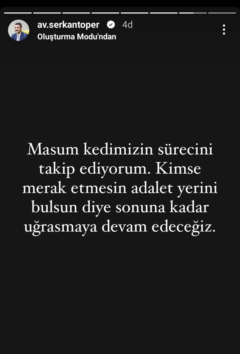 Hukuki mücadelemiz devam ediyor. Teşekkürler Av. Serkan Toper. <a href="/avserkantoper/">SERKAN TOPER</a> #ibrahimkeloğlantutuklansın #ibrahimkeloğlanTUTUKLANSIN #ErosİçinAdalet