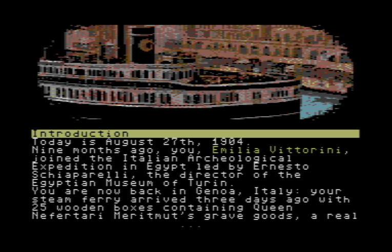 Since a game I loved, The Queen's Footsteps by Davide Bucci, was released under GPL 3.0 I had fun studying its code and making a conversion for StoryTllr64, my interactive fiction engine for C64.
If you're curious you can check the result on GitHub or on marcogiorgini.itch.io/the-queens-foo…