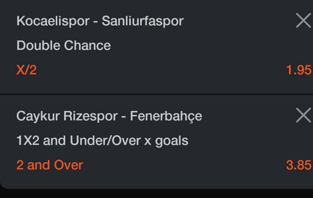 Akşamın bahis kuponu..."tavsiyedir"