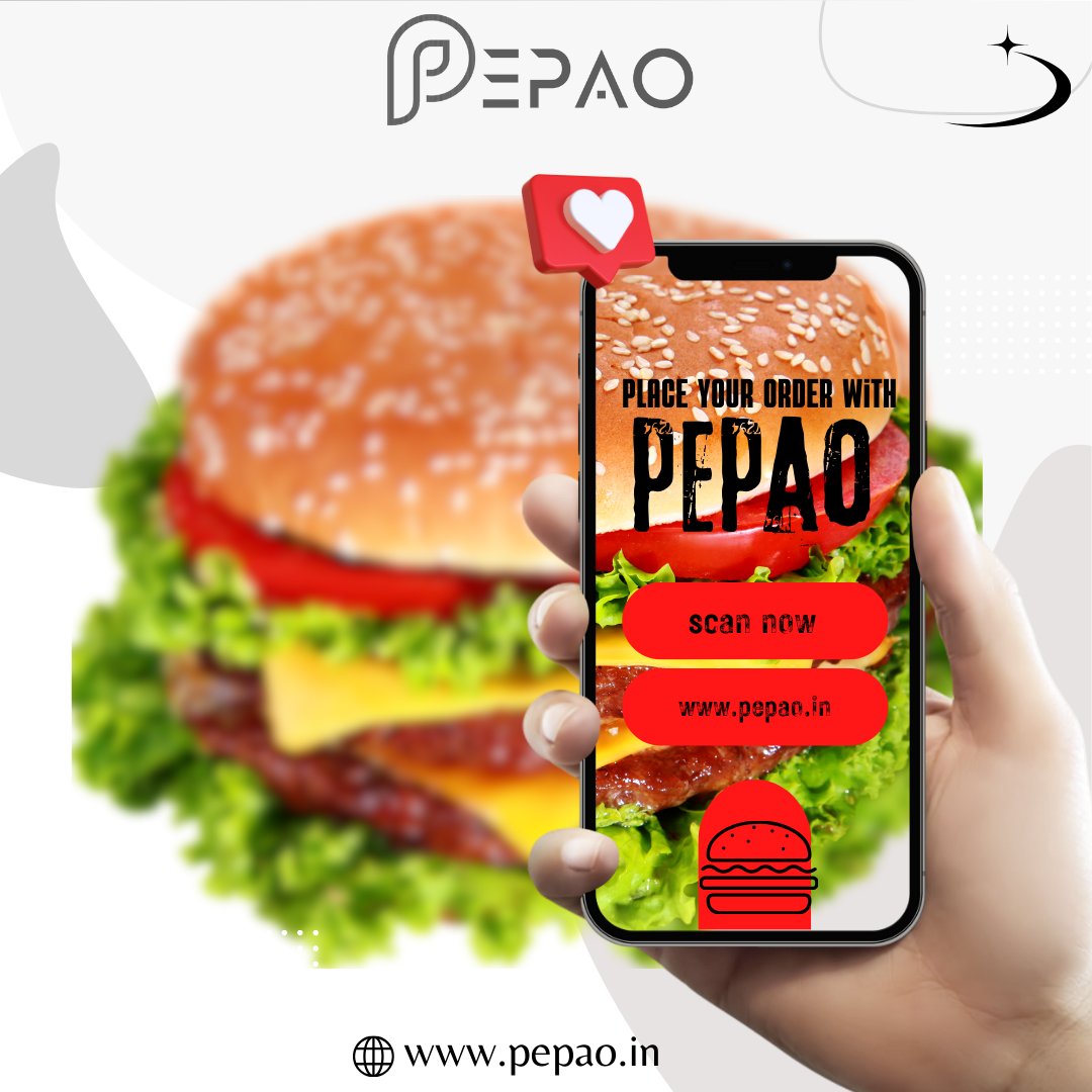 myPepao's tweet photo. "Har samay 'connected,' Har din 'contactless.' Pepao lekar aaya hai naye duniya ka tajurba. Scan karo, order karo, aur bina kisi contact ke khao. Ab, har din ho comfortable, har samay ho connected. 📲🍽️

#Pepao #DigitalMenu #convenience
#ConnectedDining #ContactlessExperience https://t.co/TdXD6JuKex