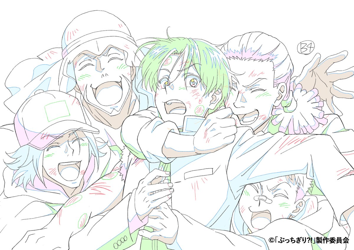 ぷりぷりうちゅうじん 原画 ✦✦----------------✦✦ #内海紘子 監督最新作 ヤンキー👊✖千夜一夜