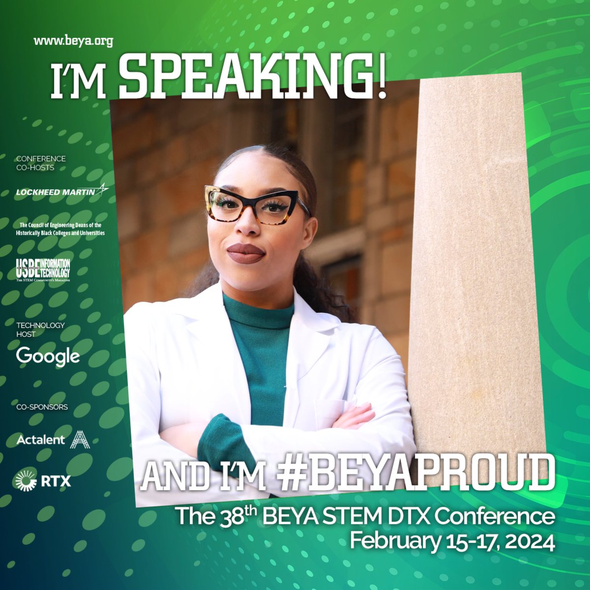 I’m presenting at the BEYA STEM conference this weekend! Today, I will be moderating a panel “Body Language in the Workplace: Effectively Communicating Your Message” that will address how body language impacts our communication at work. See you there! #BEYA #STEM #BEYAProud