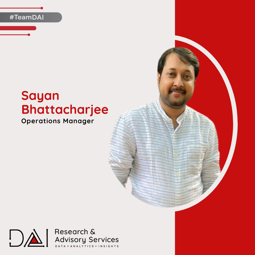 👨‍💻 #TeamDAI Welcome Sayan Bhattacharjee, our new #OperationsManager! He brings over 12 years of rich experience in field survey management and a proven track record of handling large teams across India. 💯 Learn more about Sayan at daiadvisory.org/team#new #JobsAtDAI #Research