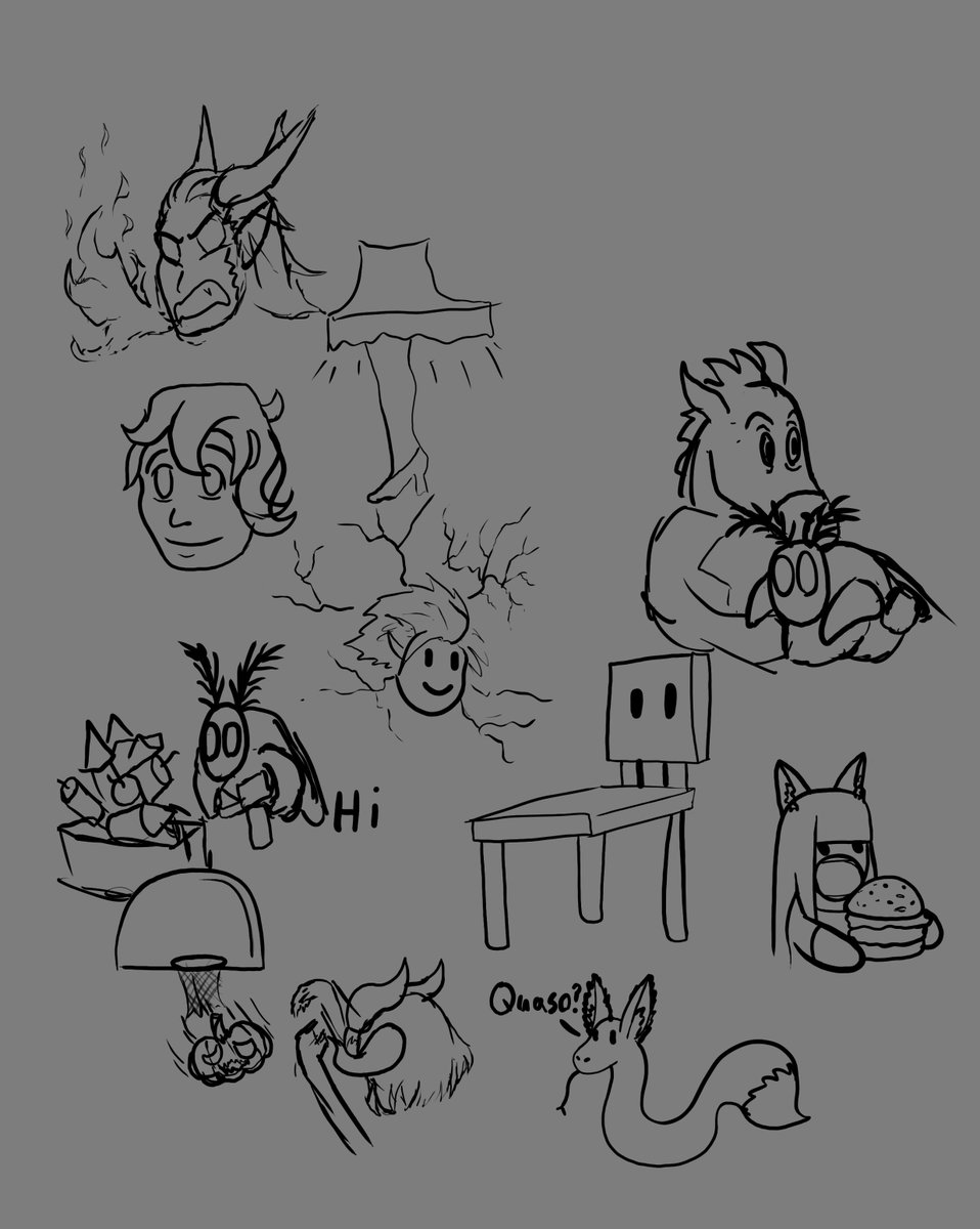 6 hours of non stop doodle drawings! Thank you all for stopping by yesterday's stream!

Today is the real challenge however...See ya for the Getting Over It stream at noon PST!