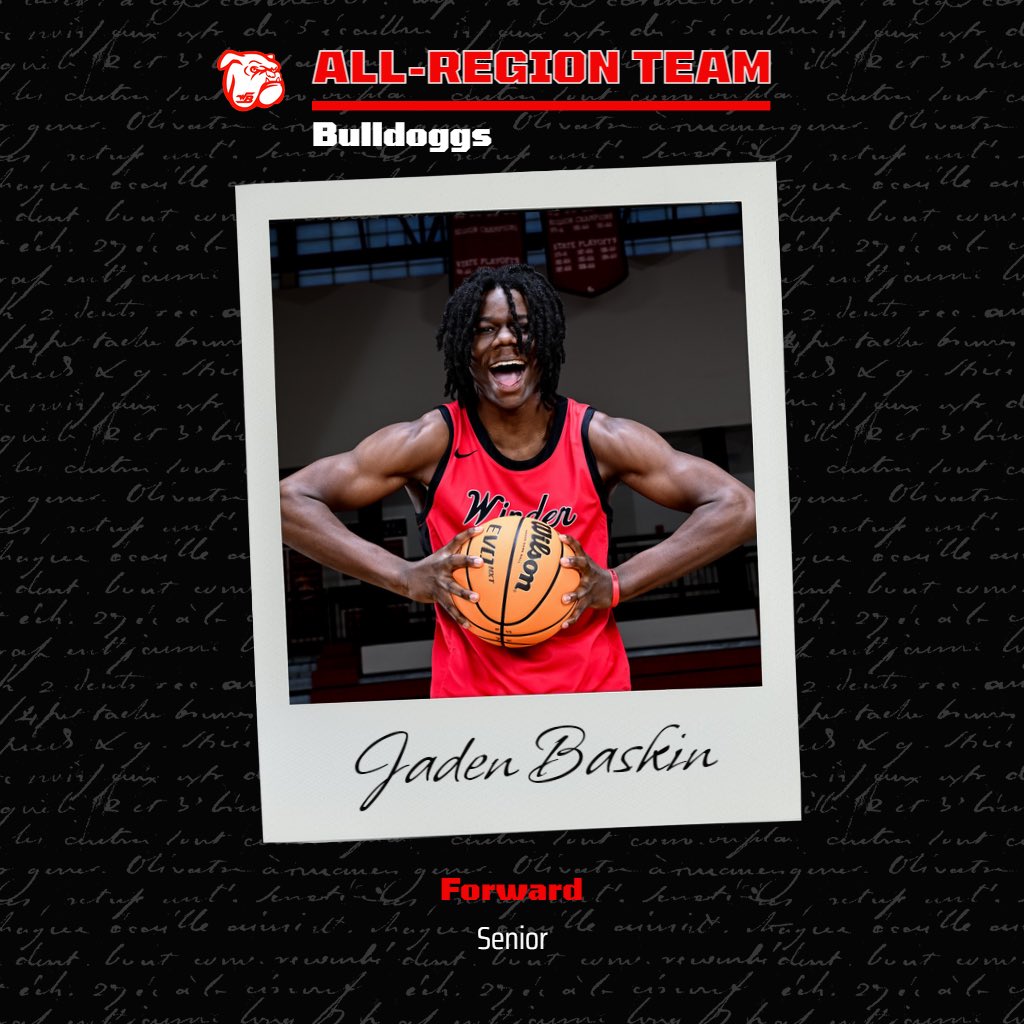 WBHS Hoop Doggs (@wbhshoopdoggs) on Twitter photo 🚨🏀 🏀ALL-REGION🏀🚨
Congrats to our SR. Forward <a href="/j_baskin12/">Jaden Baskin</a> for earning All-Region Team for Region 8-AAAAA! 🚨🏀 🏀ALL-REGION🏀🚨
Congrats to our SR. Forward <a href="/j_baskin12/">Jaden Baskin</a> for earning All-Region Team for Region 8-AAAAA!