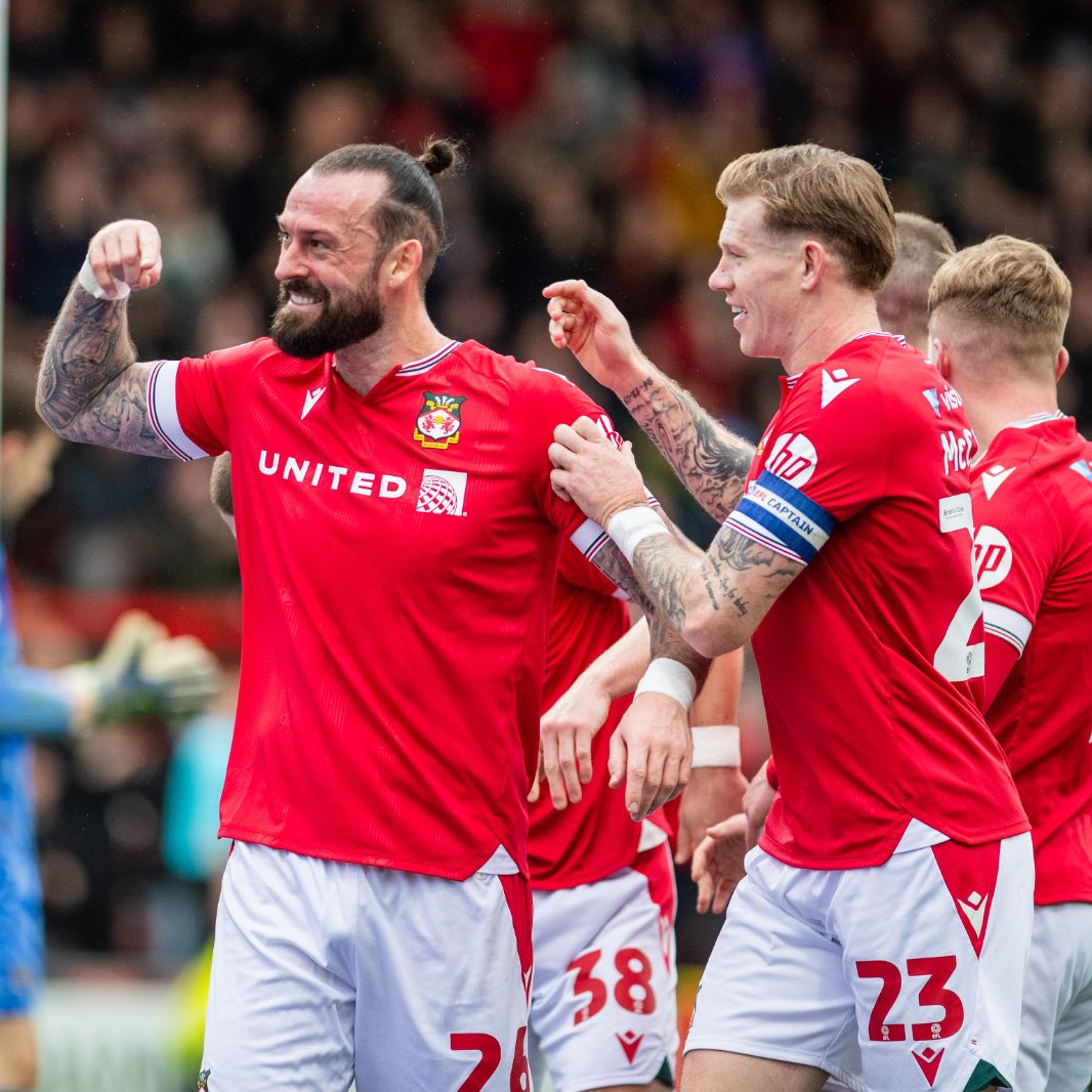 Another ⚽️ at the STōK Cae Ras 👊 🔴⚪️ #WxmAFC