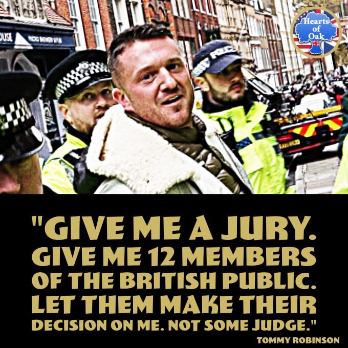 Tommy Robinson  @TommyRobinsonNews
The 'Silenced' Podcast,  Unjust Lawfare, and The Rape of Britain Ep 5

On Telegram and all our video / podcast platforms heartsofoak.org/connect/

#TommyRobinson #Interview #Court #Jury #Judge #Justice #LawFare #RapeOfBritain #HeartsofOakPODCAST