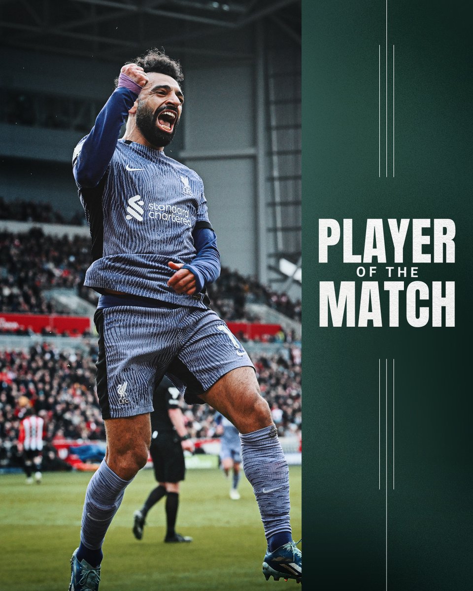 1️⃣ goal 1️⃣ assist 👏

@MoSalah is your #BRELIV Player of the Match 👑