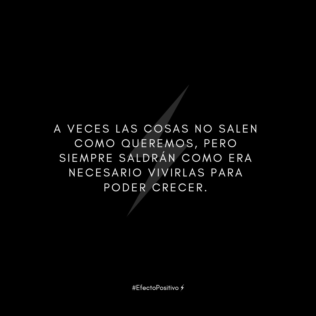Todo sucede siempre en el mejor momento que podía haber sucedido.
Maravillosa mañana de sábado.

#EfectoPositivo