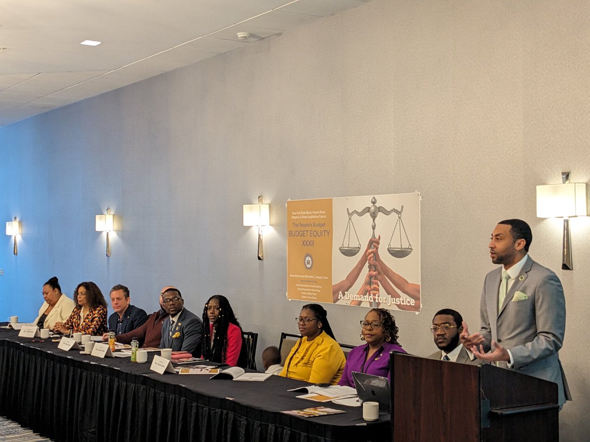 Caucus Members came together for #CaucusWeekend2024 this morning to highlight just some of their hard work during the People's Budget Breakfast. #ADemandforJustice