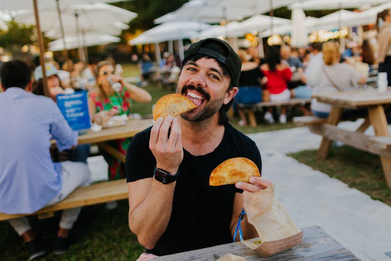 Fried Catfish Sandwich, Oxtail and Wild Mushroom Hand Pies from our pop-up at Eeeeeatscon earlier this month