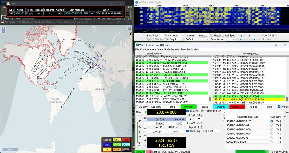 FT8 in the morning.