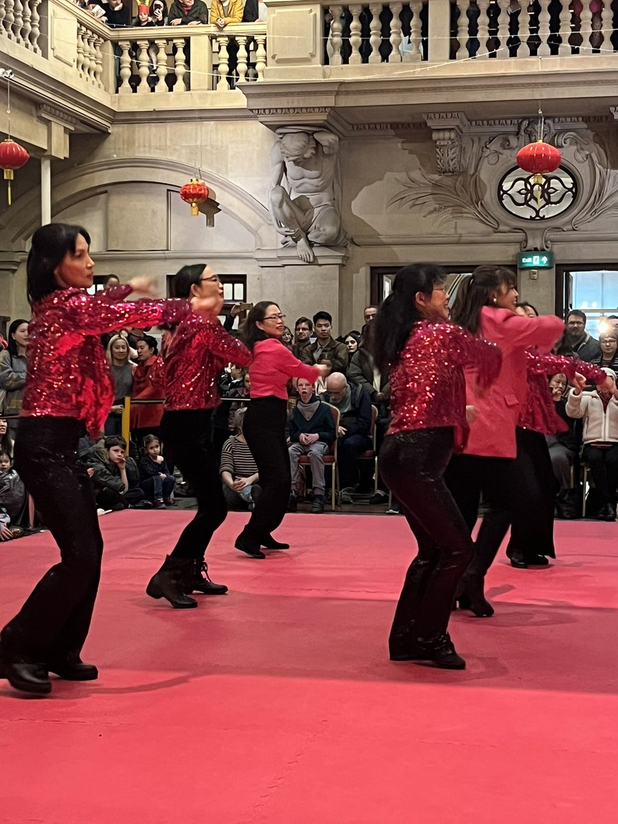 Old Skool Disco with a Chinese flavour…loving this dance routine (and sparkly pink jackets) by South Gloucestershire Chinese Association 💃🕺 ❤️ #LNYBristol #ChineseNewYear #CNY2024 #LNY2024