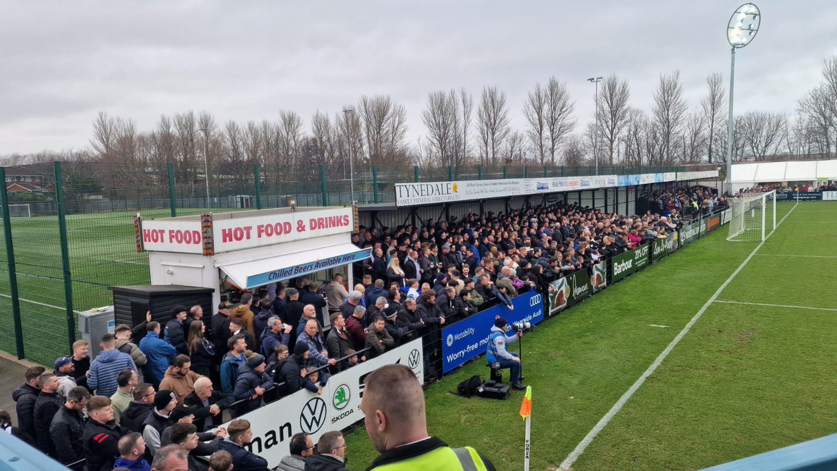 🗣 A fantastic away following once again 👏 #WeAreDarlo #YourClub