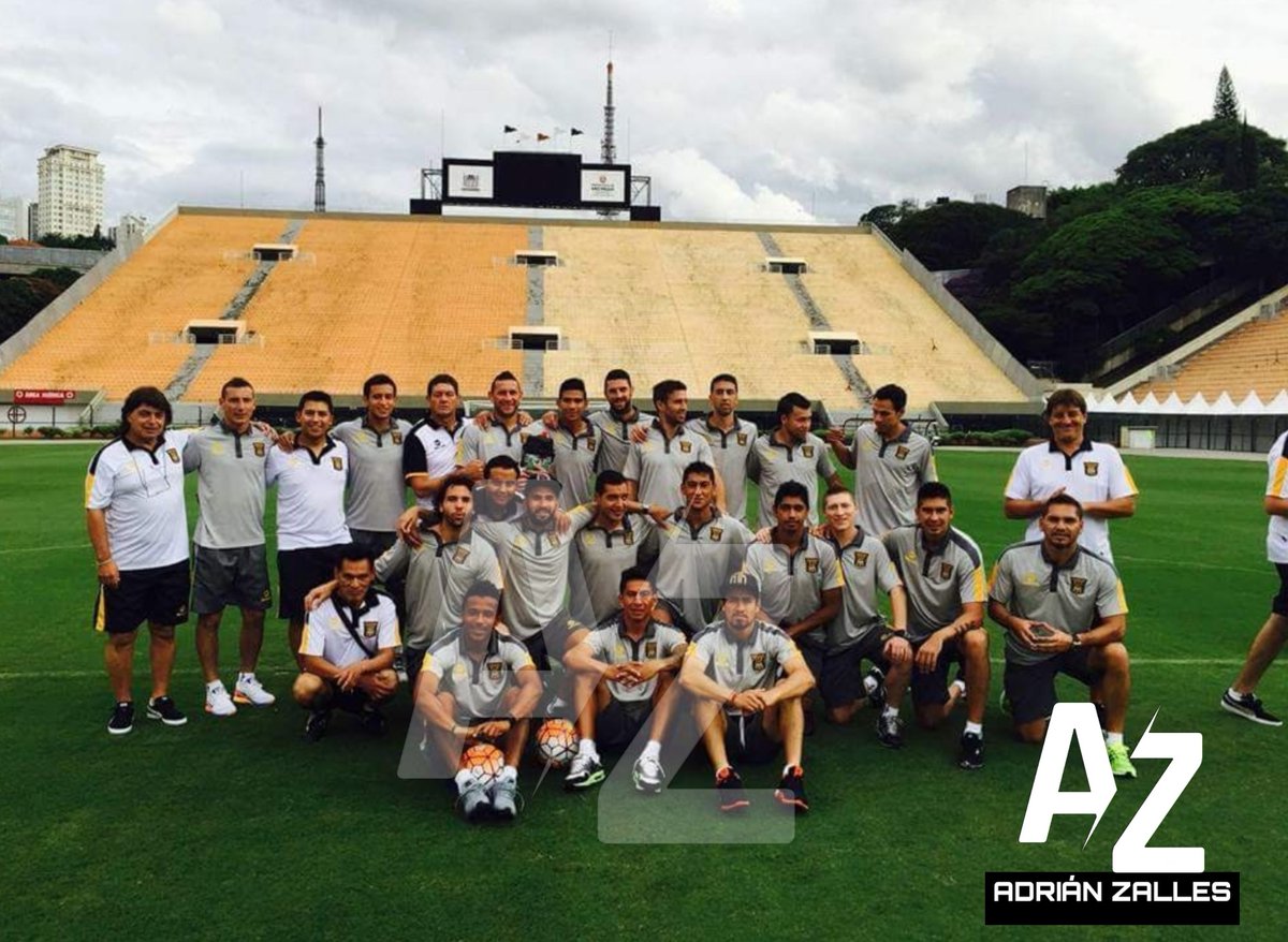 🐯LOS HÉROES DEL PACAEMBU🐯
Estos jugadores hicieron historia el 17 de Febrero de 2016 en el Estadio Municipal Paulo Machado de Carvalho mejor conocido como el "PACAEMBU" Ganado al Sao Paulo en Copa Libertadores. 
#ClubTheStrongest🐯 
#ConmebolLibertadores 
#FutbolmaniaBolivia