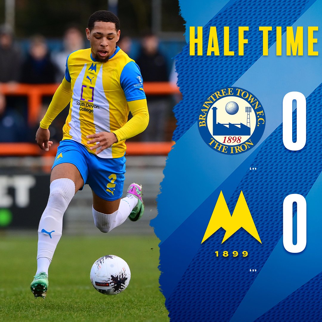 TUFC1899's tweet photo. HT | It's all square at the break.

#tufc #BRATOR https://t.co/2iC0WUXE3d