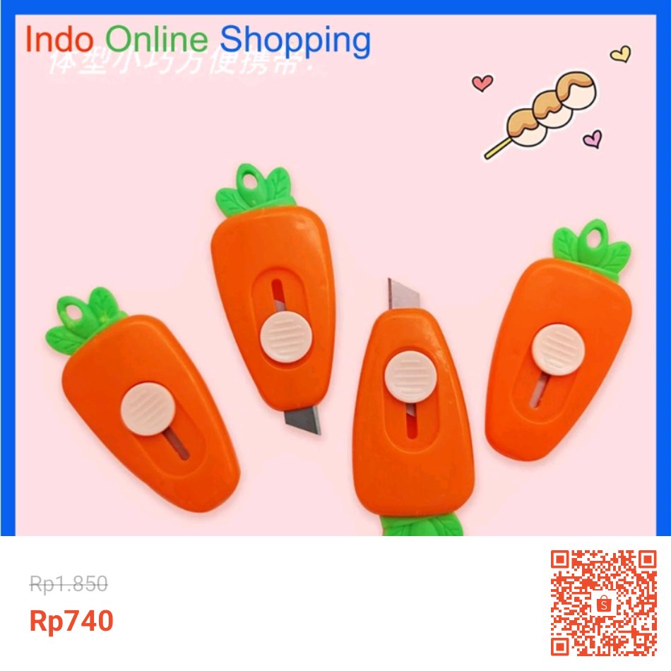 Girang banget tiap denger 'Misi, paket' dari babang2 kurir tapi aku tuh suka males bukanya. 
Sejak nemu cutter mini ini, buka paket jadi hal yg menyenangkan. Murahnya kebangetan hanya Rp740 di Shopee  shope.ee/5AUIeoD3a6?sha… #ShopeeID