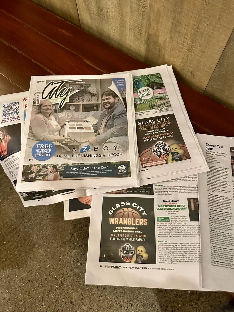 Make sure to pick up a copy of @toledocitypaper and @toledoparent 86,000 printed copies distributed ❤️
