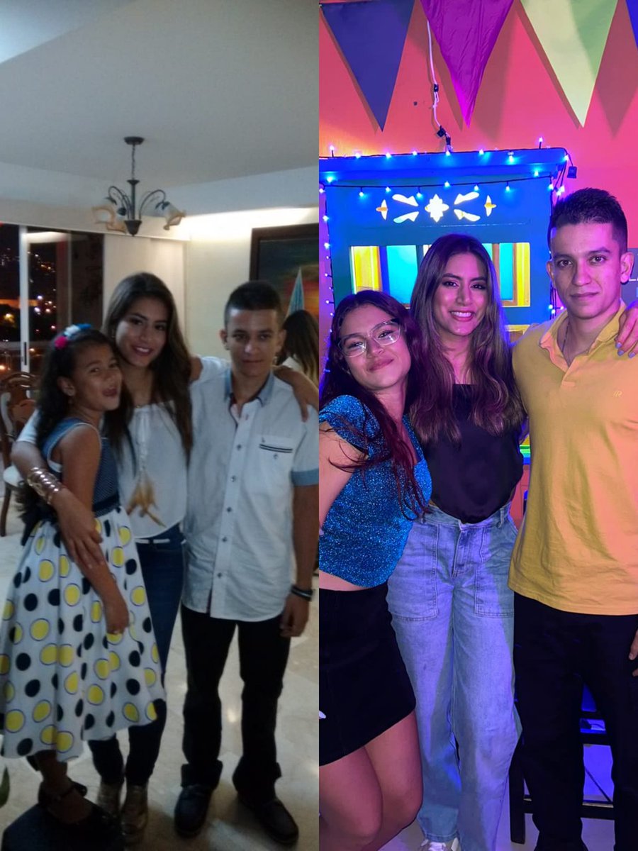 Primos Vega con 8 años de diferencia