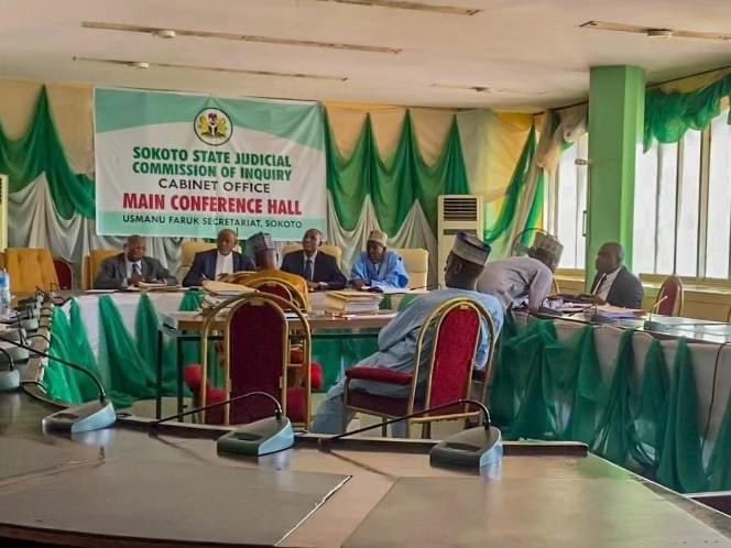 Senatortambuwal's tweet photo. Earlier today, I appeared before the Justice Mu'azu Abdulkadir Pindiga led Sokoto State Judicial Commission of Inquiry Instituted by my successor, H.E, Ahmad Aliyu Sokoto. 
I was accompanied by my legal team and some officials of my administration including the ex-SSG, https://t.co/BTyvxS0pXg